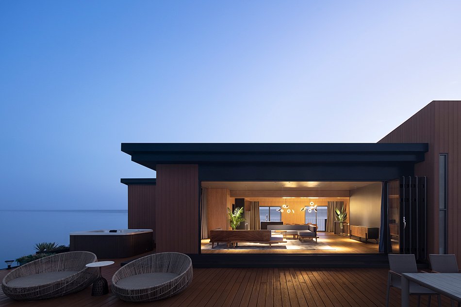 “海海漂浮酒店”提供中国海岸边的偏远住宅 “海海漂浮酒店”提供中国海岸边的偏远住宅