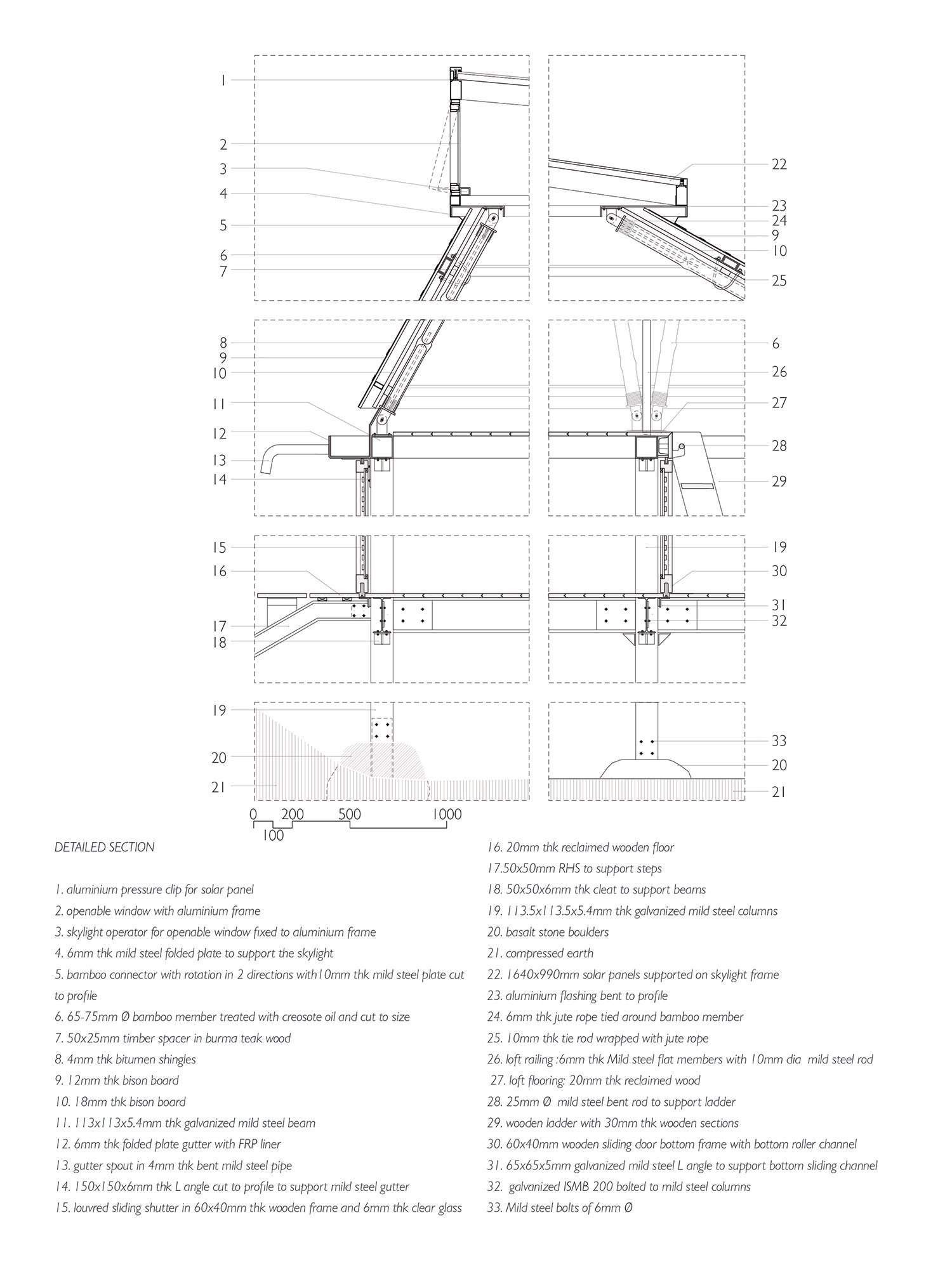 建筑布里奥（Architecture Brio）将孟买艺术家的避难所抬高到巨石上，以保护其免受洪水侵袭