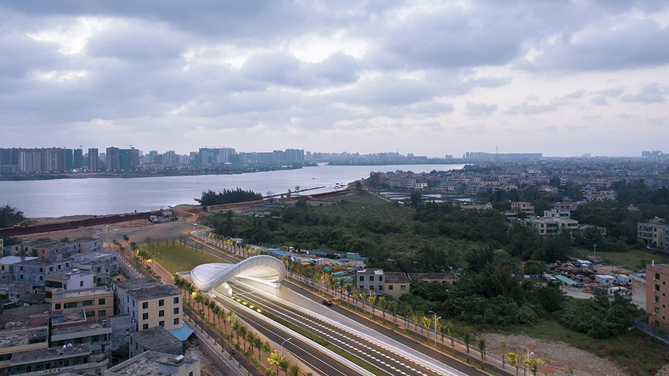 penda china 的三个雕塑隧道入口为海口增添了“超现实主义色彩” penda china 的三个雕塑隧道入口为海口增添了“超现实主义色彩”