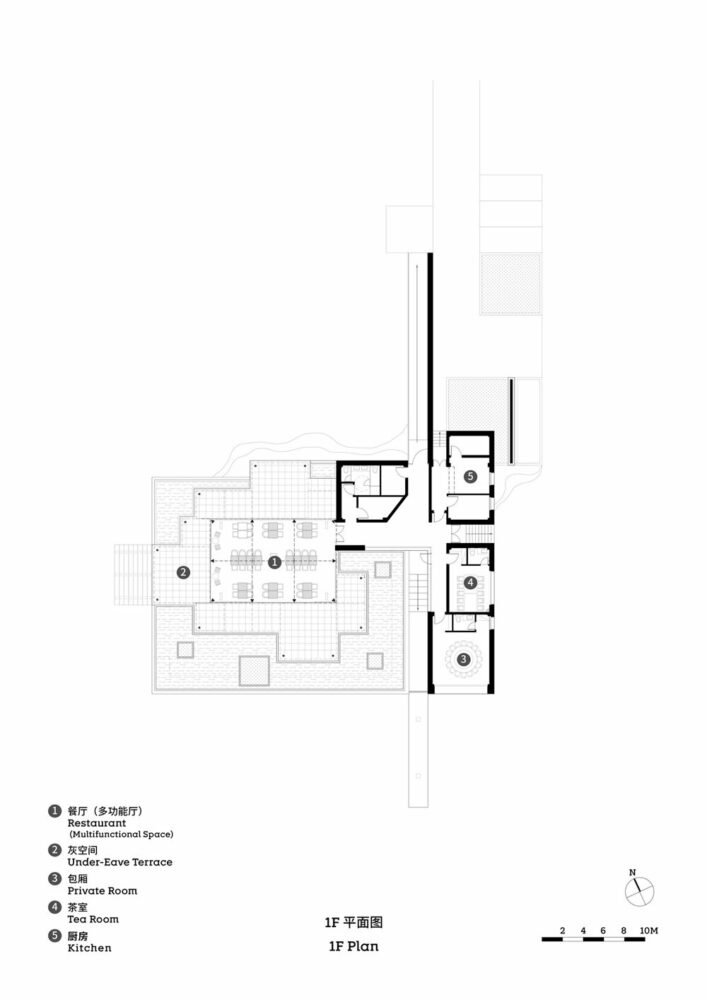 中国水杉林 GOA 餐厅的金字塔形平截头体群居首位
