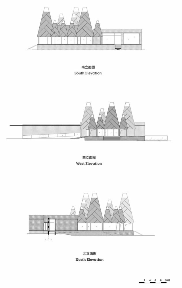 中国水杉林 GOA 餐厅的金字塔形平截头体群居首位