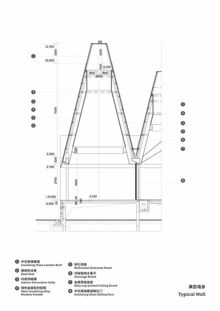 中国水杉林 GOA 餐厅的金字塔形平截头体群居首位