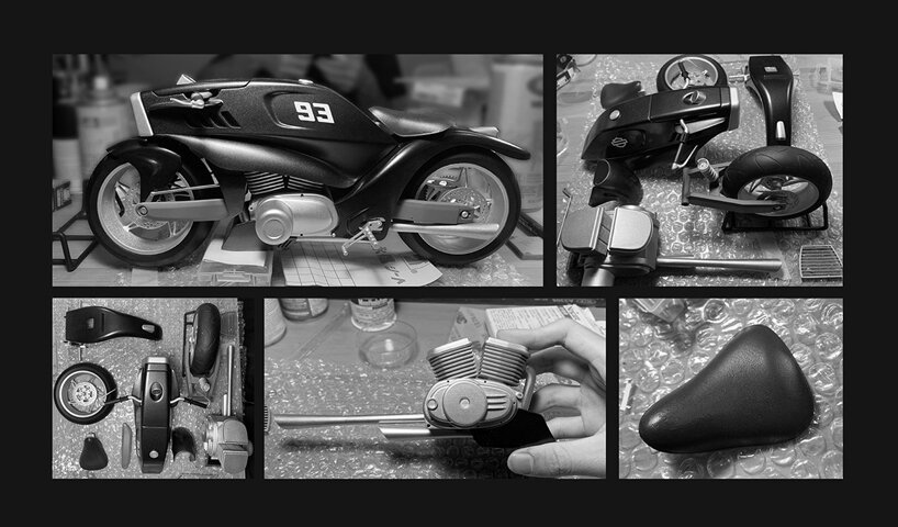 哈雷戴维森街头霸王概念融合了流线型汽车和运动自行车的比例