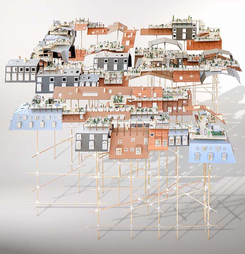 Roofscapes 设想通过绿色屋顶网络来应对欧洲城市的热岛效应