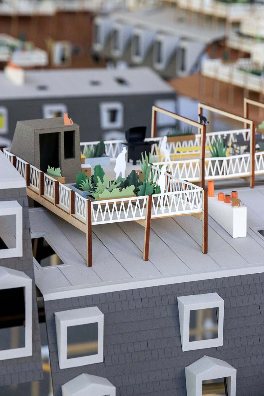 Roofscapes 设想通过绿色屋顶网络来应对欧洲城市的热岛效应