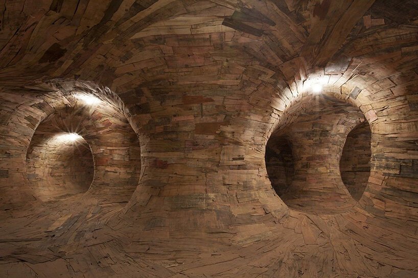 rooted in nature, henrique oliveira reflects on intervening in the fabric of reality