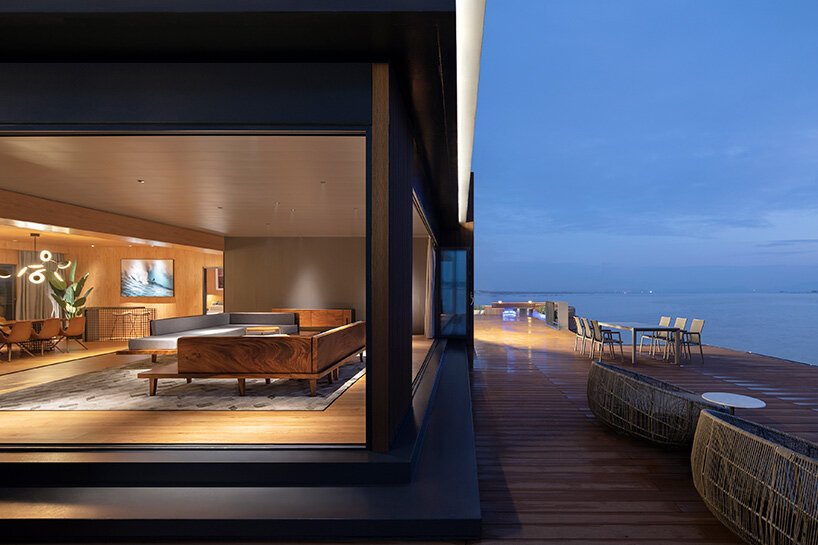 “海海漂浮酒店”提供中国海岸边的偏远住宅 “海海漂浮酒店”提供中国海岸边的偏远住宅