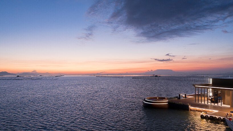 “海海漂浮酒店”提供中国海岸边的偏远住宅 “海海漂浮酒店”提供中国海岸边的偏远住宅