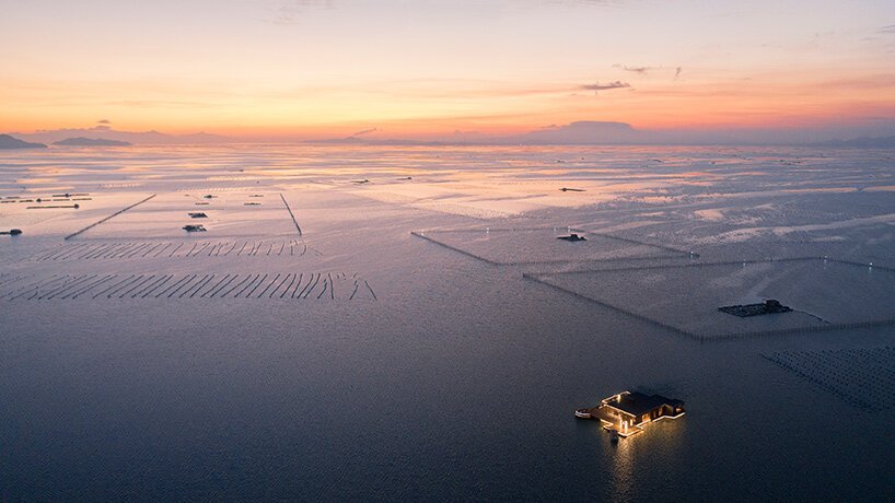 “海海漂浮酒店”提供中国海岸边的偏远住宅 “海海漂浮酒店”提供中国海岸边的偏远住宅
