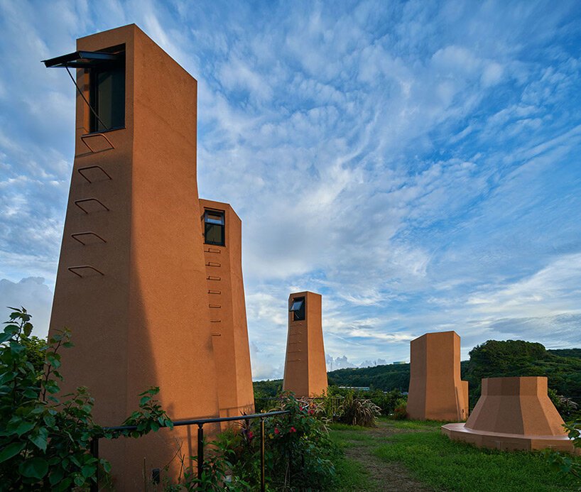 wind chimneys with glassless skylights illuminate care house by hiroshi nakamura & NAP in japan