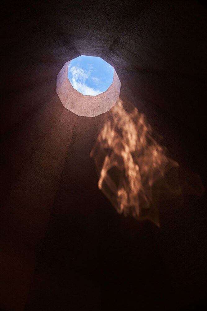 wind chimneys with glassless skylights illuminate care house by hiroshi nakamura & NAP in japan