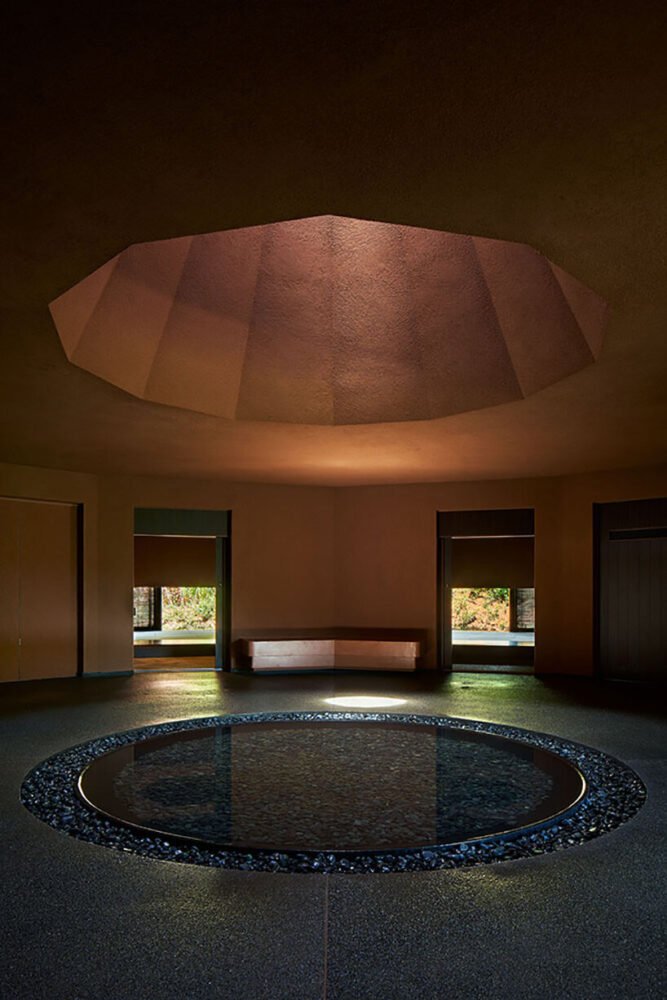 wind chimneys with glassless skylights illuminate care house by hiroshi nakamura & NAP in japan