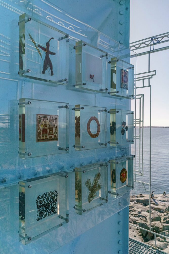 balbek bureau converts disused fuel tank into nostalgic installation in the south pole