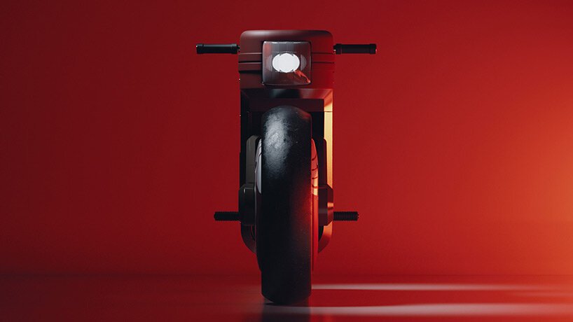 iconic honda motocompo scooter gets a full-size reinterpretation by allan williams