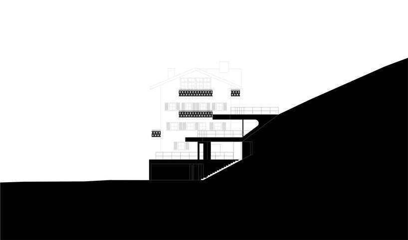 konoA 在南蒂罗尔用雕塑混凝土扩建了一座传统的高山房屋 konoA 在南蒂罗尔用雕塑混凝土扩建了一座传统的高山房屋