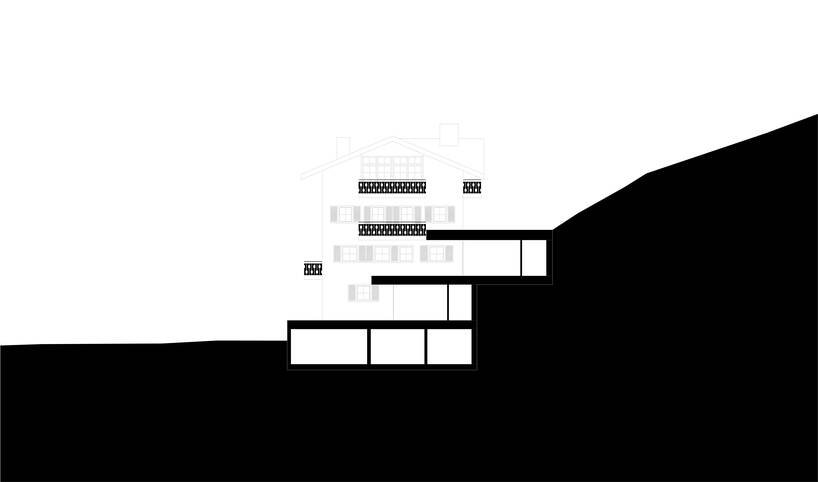 konoA 在南蒂罗尔用雕塑混凝土扩建了一座传统的高山房屋 konoA 在南蒂罗尔用雕塑混凝土扩建了一座传统的高山房屋