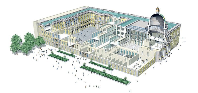 洪堡论坛：弗朗哥·斯特拉用新的巴洛克式外观重建柏林宫殿