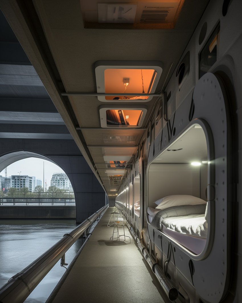 self-contained living pods by shail patel activate vacant lots under bridges to tackle homelessness