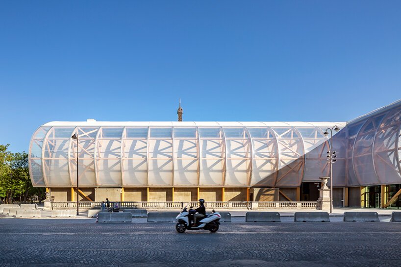 wilmotte & associés 的 Grand Palais Ephémère 矗立在巴黎，如同一座短暂的宫殿