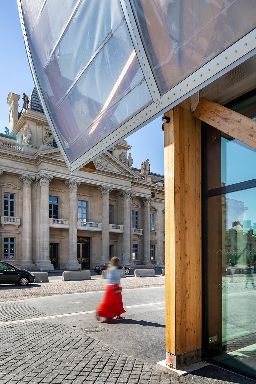 wilmotte & associés 的 Grand Palais Ephémère 矗立在巴黎，如同一座短暂的宫殿