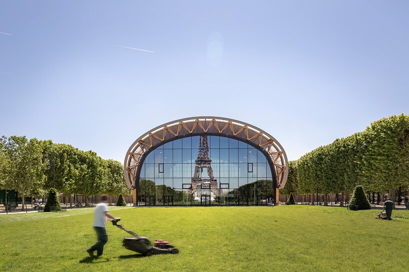 wilmotte & associés 的 Grand Palais Ephémère 矗立在巴黎，如同一座短暂的宫殿