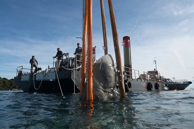 杰森·德凯雷斯·泰勒将六个巨大的“面具”淹没,形成戛纳水下博物馆 杰森·德凯雷斯·泰勒将六个巨大的“面具”淹没,形成戛纳水下博物馆