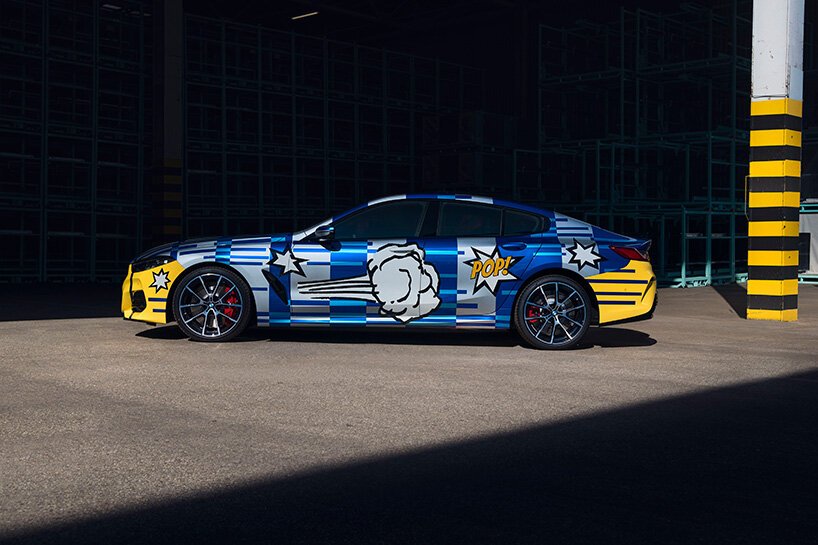 杰夫·昆斯 (Jeff Koons) 在 2022 年洛杉矶弗里兹艺博会上展示限量版宝马“梦想之车”