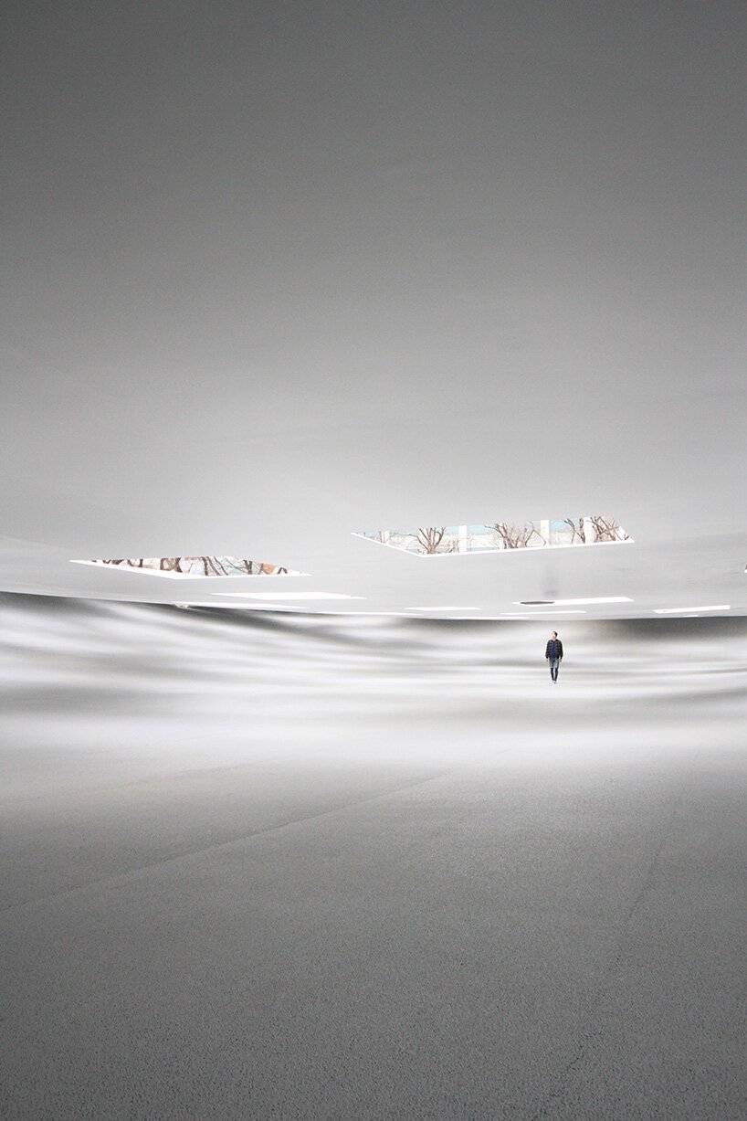 石上纯也完成了日本神奈川工业学院广场的设计 石上纯也完成了日本神奈川工业学院广场的设计