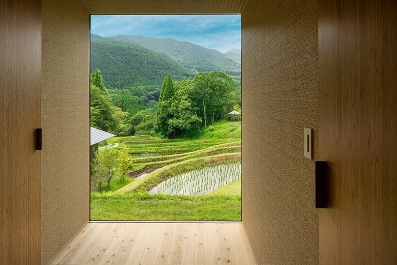 隈研吾将温泉酒店分布在雕刻的梯田上 隈研吾将温泉酒店分布在雕刻的梯田上