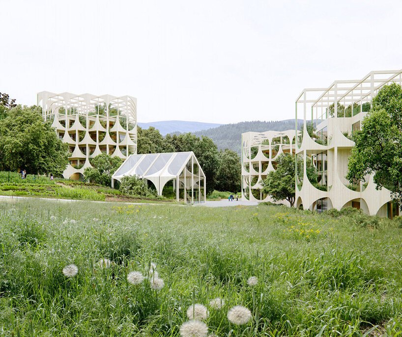 万花筒北欧设计的圆形概念城市利用挪威的土地自然资源