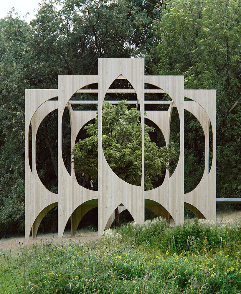 万花筒北欧设计的圆形概念城市利用挪威的土地自然资源