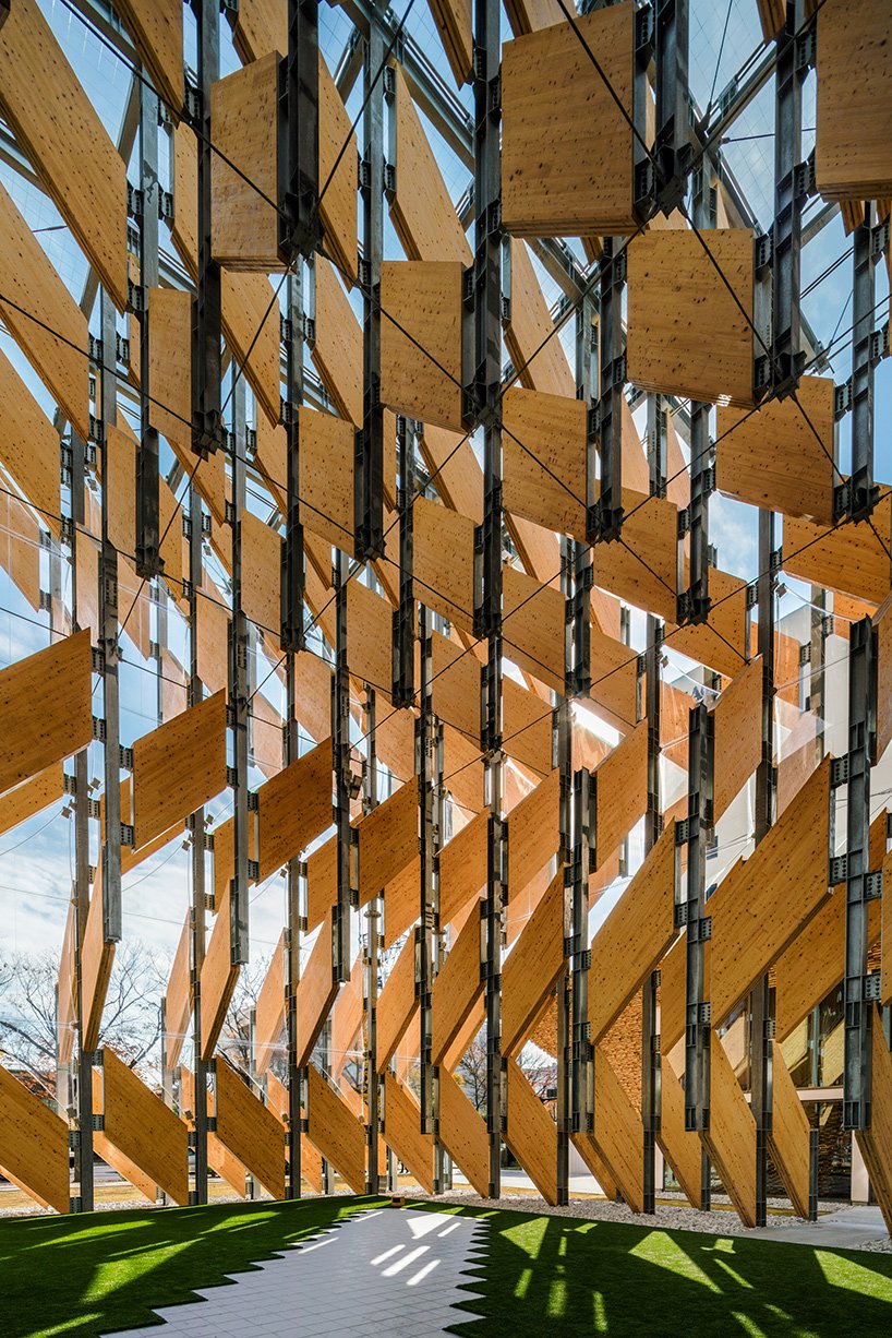 隈研吾在日本用交叉层压木板建造临时展馆 隈研吾在日本用交叉层压木板建造临时展馆