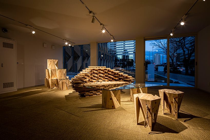 隈研吾在日本用交叉层压木板建造临时展馆 隈研吾在日本用交叉层压木板建造临时展馆