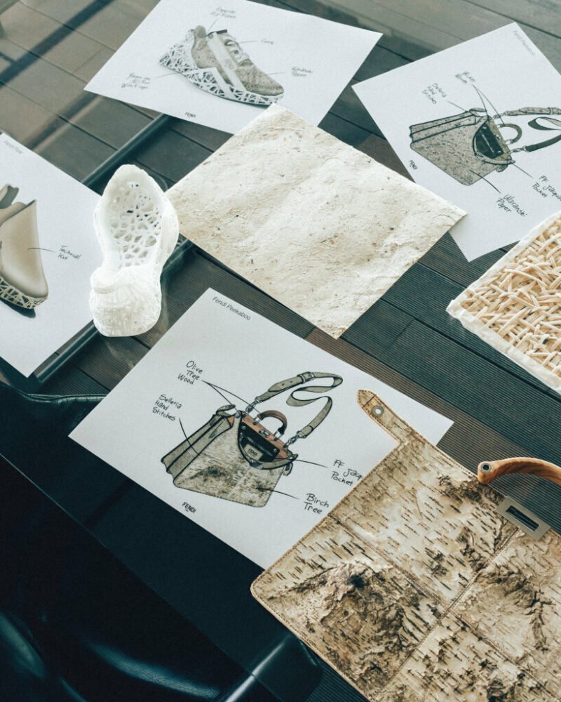 隈研吾用日本纸、竹编和桦树皮重新诠释 FENDI 系列