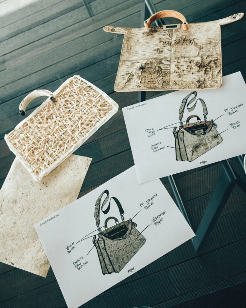 隈研吾用日本纸、竹编和桦树皮重新诠释 FENDI 系列