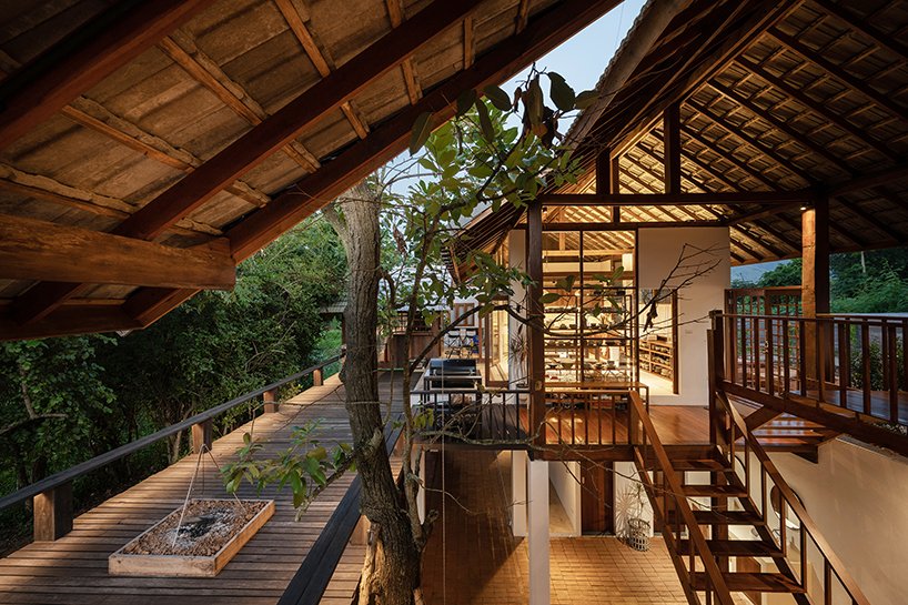 Sher Maker 在泰国乡村建造了 260 平方米的住宅并设有音乐工作室