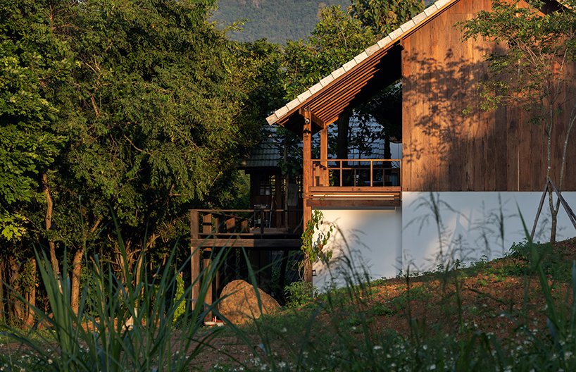 Sher Maker 在泰国乡村建造了 260 平方米的住宅并设有音乐工作室