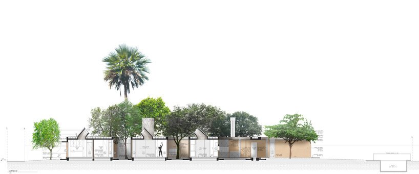 阿根廷科尔多瓦市拉斯玛丽亚斯住宅环绕着茂密的树木 阿根廷科尔多瓦市拉斯玛丽亚斯住宅环绕着茂密的树木