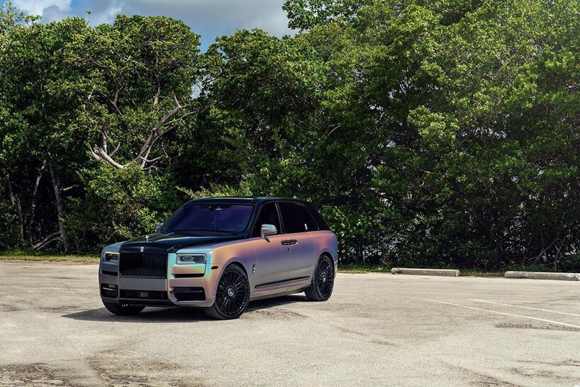 lianko ramirez 将劳斯莱斯库里南包裹成彩虹色