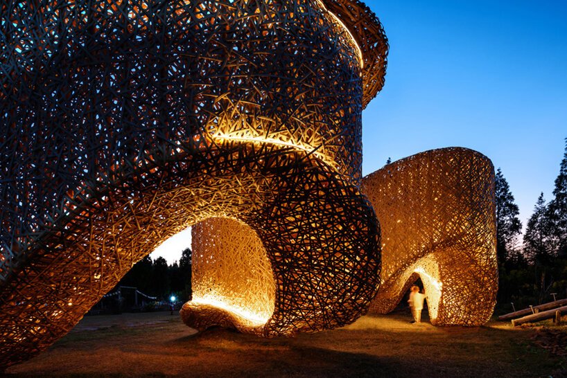 lin architecture bamboo pavilion