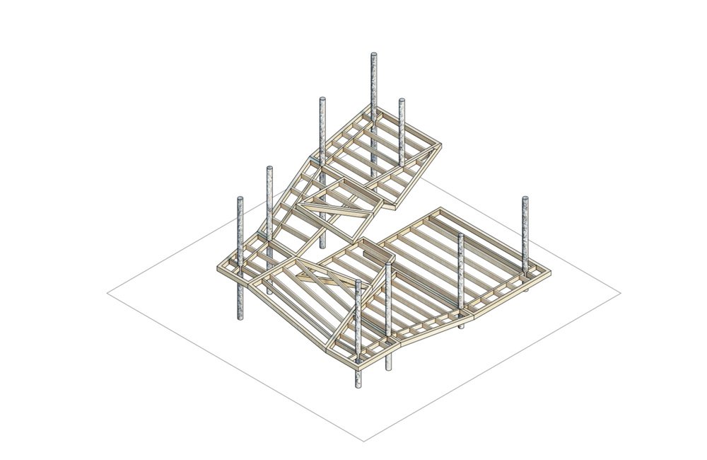 local + suphasidh 工作室在法国建造 100% 木屋原型 local + suphasidh 工作室在法国建造 100% 木屋原型