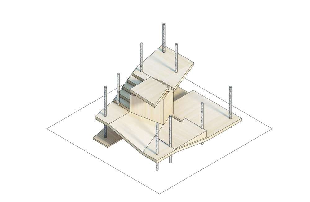 local + suphasidh 工作室在法国建造 100% 木屋原型 local + suphasidh 工作室在法国建造 100% 木屋原型