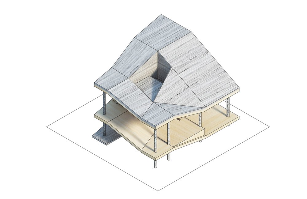 local + suphasidh 工作室在法国建造 100% 木屋原型 local + suphasidh 工作室在法国建造 100% 木屋原型
