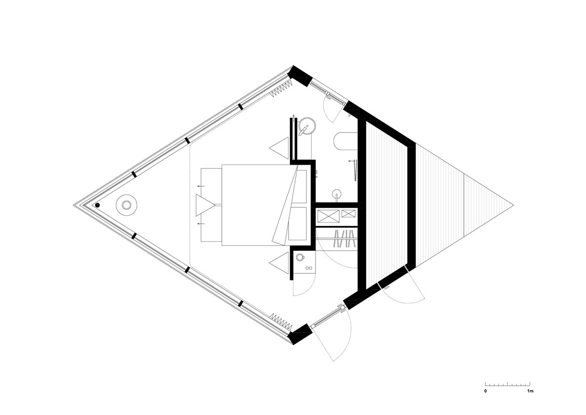 “麦德拉自然别墅”在爱沙尼亚森林中引入了一个微型酒店房间 “麦德拉自然别墅”在爱沙尼亚森林中引入了一个微型酒店房间
