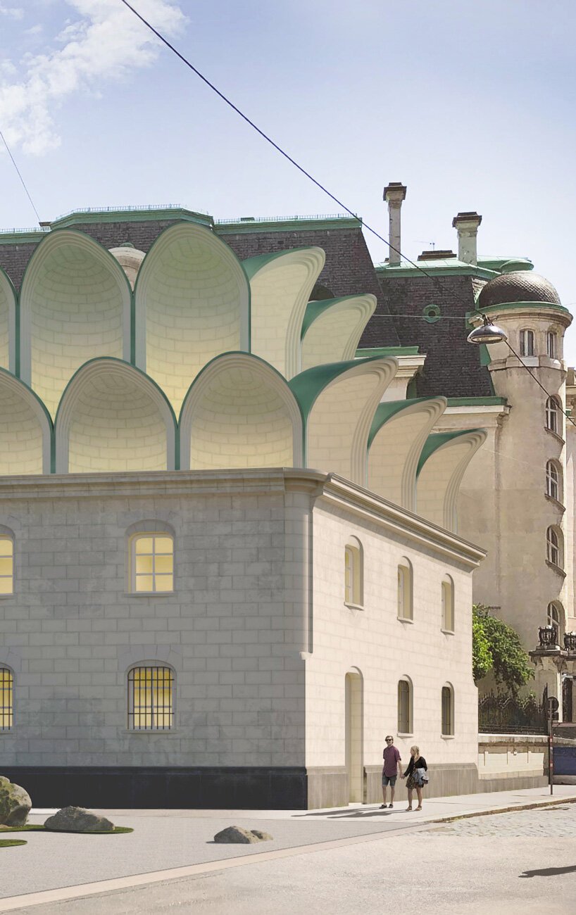 malka architecture french embassy extension in vienna