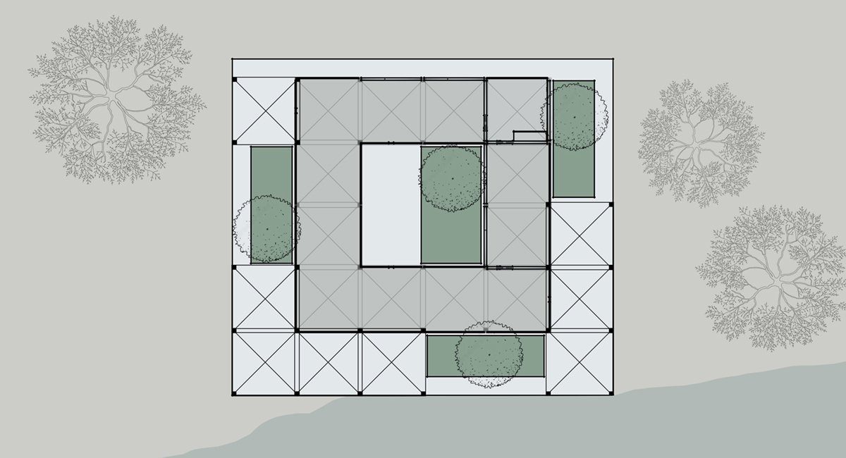 马克·索普用他的四个花园的房子打造了一个风景如画的梦境