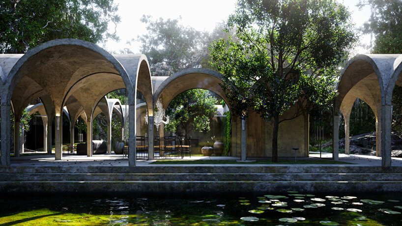 马克·索普用他的四个花园的房子打造了一个风景如画的梦境