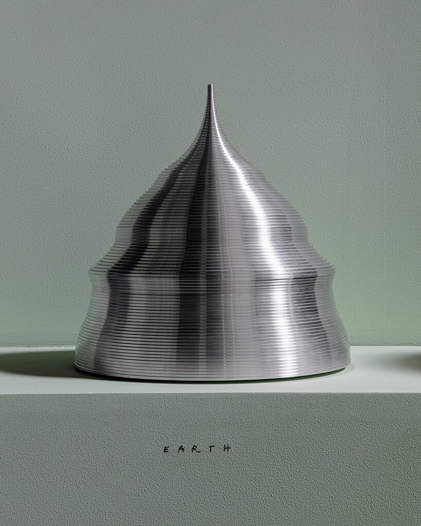 Mathieu lehanneur 将地球上不断变化的人口转化为雕塑作品