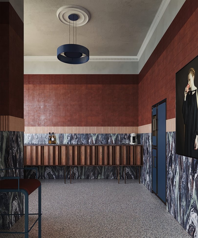 memphis aesthetics and mid-century modernism blend together in this milanese apartment interior by puntofilipino