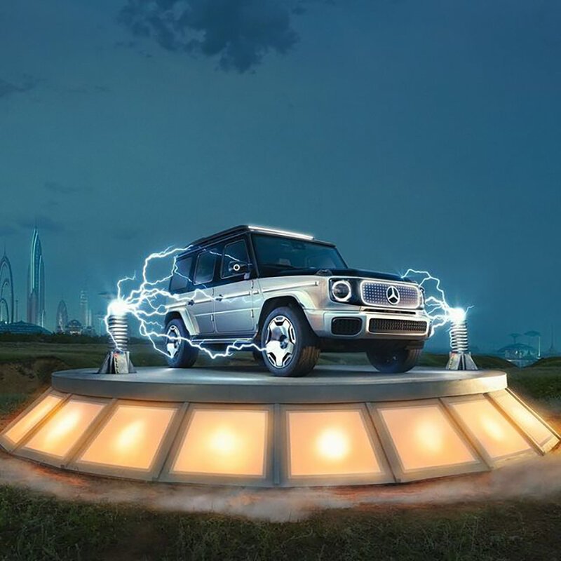 梅赛德斯 - 奔驰推出具有未来主义美学的电动 G 级概念车